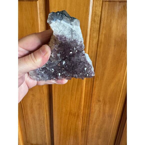 Soledadji Amethyst Cluster w/ Hematite | 414g | Deep Purple Crystal | Beautiful - Picture 3 of 17